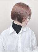 ＊リップラインボブミニボブ切りっぱなしボブぱっつんボブディ