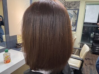 ヘッドショップパワープラスの写真/丁寧なカウンセリングで、あなたの理想の髪色を実現。大人女性の艶に溢れる上品なスタイルに…♪