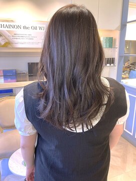 シェノン 赤羽店(CHAINON) コスメストレート巻き髪ロングアッシュブラウンイルミナ赤羽