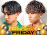 【BLACK FRIDAY企画★】メンズカット+パーマ+marbb ¥15000→¥9000
