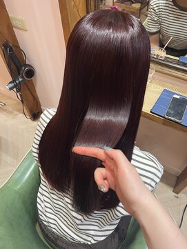 ステップバイステップココ(Step by Step CoCo) wine red color
