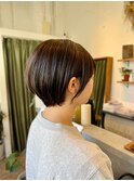 丸み×ショートボブ