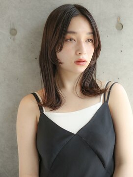 アンドレイ 表参道(andrey) 着物ヘア/ダークアッシュ/ミディアムレイヤーカット/表参道