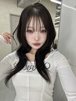 サンドレオ 新宿店(sand Leo)&nbsp;ミディアムレイヤーカット/髪質改善/韓国/前髪/新宿/ブリーチ