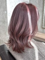 アヤラグランスパ 船橋店(AyaLA GRAN SPA)&nbsp;【福田隆晃】ピンクラベンダーカラー/ミディアムレイヤーカット