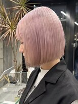 ソル ジングウマエ(SOL JINGUMAE) 表参道ハイトーンカラーショートヘアボブブロンドペールカラー