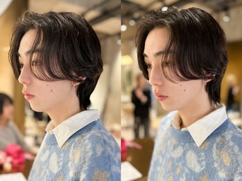 ヨーク(yoke)の写真/360度シルエットにこだわるニュアンスパーマをご提案*フェザーパーマ/メンズウルフ/メンズパーマ
