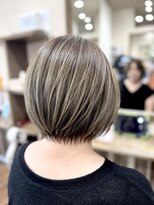 グランヘアー 大町店(GRANHAIR) オイルカラー×ハイライト風グラデーション×オリーブグレージュ