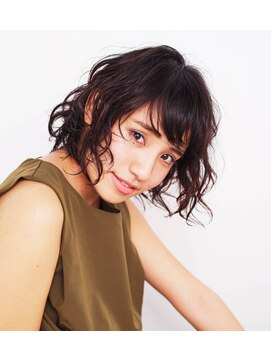 ニル(NiL) 【NiL】前上がりボブ×ニュアンスパーマ