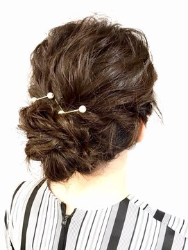 グレープバイン(GRAPEVINES) クラシカルアレンジ／結婚式／お呼ばれヘア