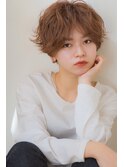 ハンサムショート×無造作パーマ★ニュアンスカラー/大人可愛い
