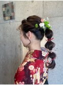 卒業式袴着付け・ヘアセット
