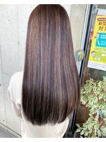 ガルボ ヘアー(garbo hair) #ナチュラルハイライト#艶髪#ケアブリーチ#下村スタイル