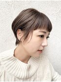 ショート×ハイライトで柔らかさをプラス♪