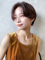 アイティーバイアルバム 八王子店(IT by ALBUM)&nbsp;ハンサムショート_外ハネボブセクションカラー_28802