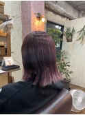 【グレージュカラー/ボブウルフ/ココアベージュ】千葉香奈