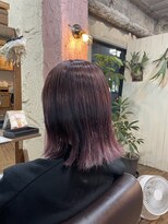 ロッソバイアルター 鎌取(ROSSO by aL-ter)&nbsp;【グレージュカラー/ボブウルフ/ココアベージュ】千葉香奈