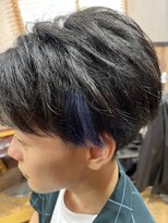 オーブ ヘアー リリー 博多2号店(AUBE HAIR lily)&nbsp;インナーカラーロイヤルブルー！