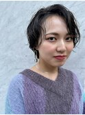 ”ニュアンスパーマ×シュートヘア” なかもと はな