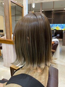 ラ メール ヘア デザイン(La mer HAIR DESIGN) ハイライト×オリーブベージュ