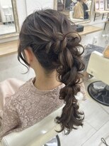 プティクローシェ バイ クオーレ(petite cloche by CUORE)&nbsp;【お呼ばれ】ポニー編みおろし