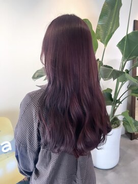 ロカ(roka) ブリーチなしワインレッドカラー