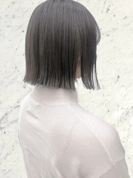 ブルー 仙台店(Blue) 切りっぱなしボブ 韓国暗髪 透明感カラー 【mt___213r】
