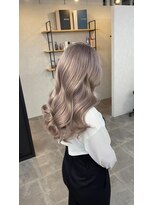 リゲル(rigel)&nbsp;ミルクティーベージュ×巻き髪