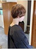 くせ毛ショート/くせ毛ヘア/横浜ショート