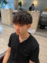 コワファーストナガサキシャンプーボーイ(COIFF1RST NAGASAKI SHAMPOO BOY)&nbsp;vマッシュ×縦落ちパーマ