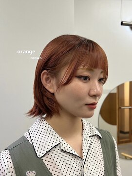 ニール シトロン 名古屋 伏見 丸の内(NEELU citron) 【Neelu_scuro_conoka】オレンジブラウン