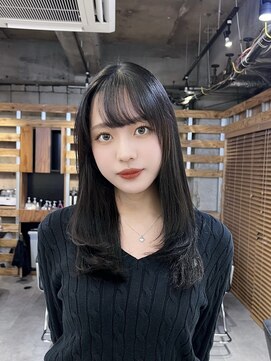 イオエ 梅田(ioe) ダブルカラー/大人ボブ/黒髪スタイル/髪質改善/縮毛矯正