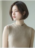 ★暗めカラーグランマッシュフェイスフレーミングデザインカラー