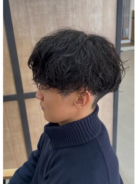 メンズギフト(men's GIFT) 刈り上げツーブロックシャドウパーマメンズマッシュ