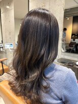 ヘア ルーナ バイ アプリーレ(hair lune by Aprire)&nbsp;地毛風カラー透明感ダークグレージュゆるふわ韓国ロングヘア