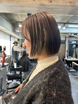 アイコン 博多(ICON.) インナーカラー×ボブ