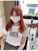 テラコッタカラー秋カラー艶髪