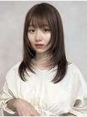 レイヤーカット 韓国ヘア ワンカール 銀座