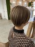 イルミナ使用白髪ぼかしカラー＋アルカリ除去＋髪質改善TR