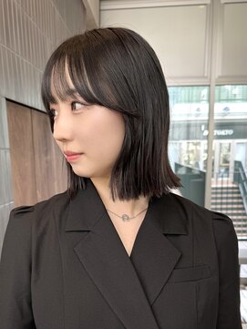 ノード(NODE) 栄外ハネナチュラル大人可愛い韓国ボブ