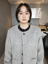 ジュール(JOULE'S)&nbsp;ボブ/パツッとボブ/オリーブブラウン/似合わせカット