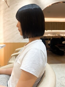 ロンド エスポワール 錦糸町(Lond espoir) 【北澤華】オリーブグレー/ボブ/顔周り/小顔/レイヤー/髪質改善