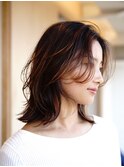 ミディアムレイヤーハイライト　