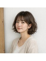 スープレックス ヘアーデザイン(SOUPREX HAIR DESIGN) 柔らかナチュラルボブパーマ 20代 30代 40代 50代 60代髪質改善