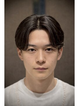 オールバーバー(OR BARBER) 2ブロ　メンズ　センターパート