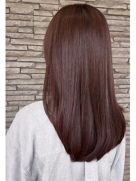 ハイバレーヘアーメゾン(HIGH VALLEY HAIRMAISON) ミディアムレイヤー顔周りレイヤーイルミナカラー岡山南中央町