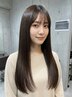 【朝の時間をより楽に】カット＋前髪ストレート【2回目まで利用可】