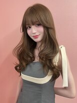 リッカ(LICCA)&nbsp;透明感ベージュ/顔まわりカット/韓国ヘア/レイヤーカット