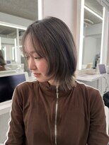 イロウ 山口どうもん店(IROW)&nbsp;レイヤーボブ×グレージュヘアー