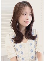 オーロ 西宮店(ORO)&nbsp;くびれレイヤースタイル ナチュラルブラウン